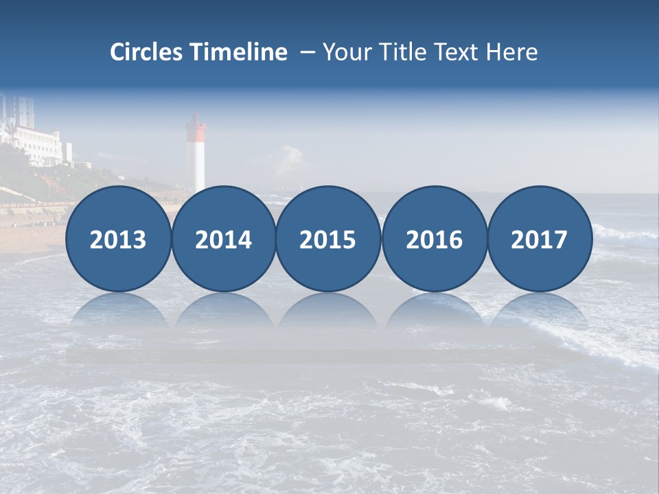 Sea Woman Ocean PowerPoint Template