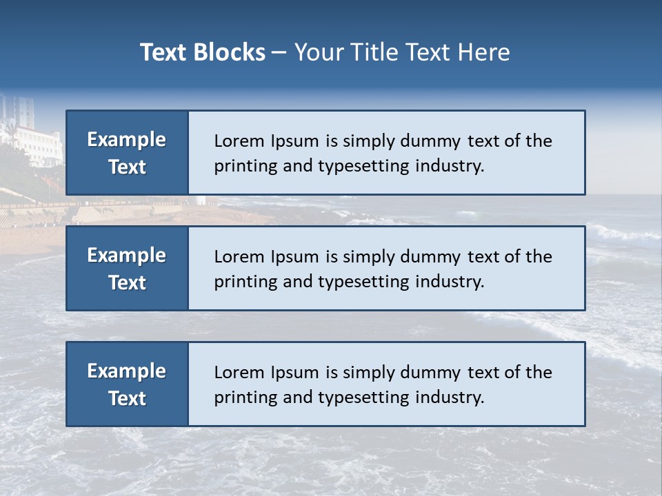 Sea Woman Ocean PowerPoint Template