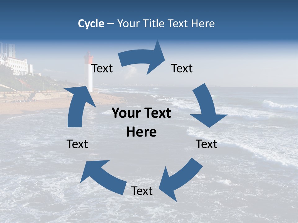 Sea Woman Ocean PowerPoint Template