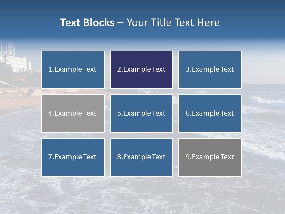 Sea Woman Ocean PowerPoint Template