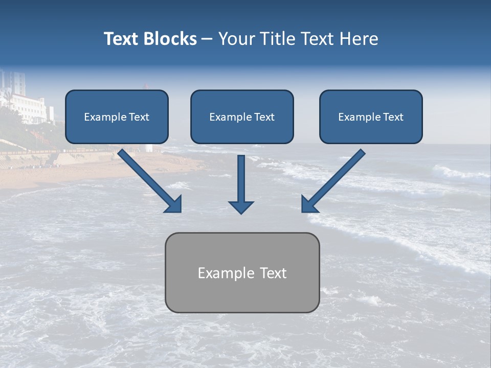 Sea Woman Ocean PowerPoint Template