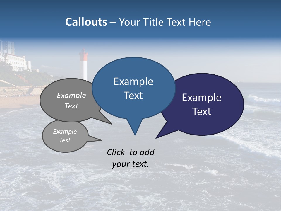 Sea Woman Ocean PowerPoint Template