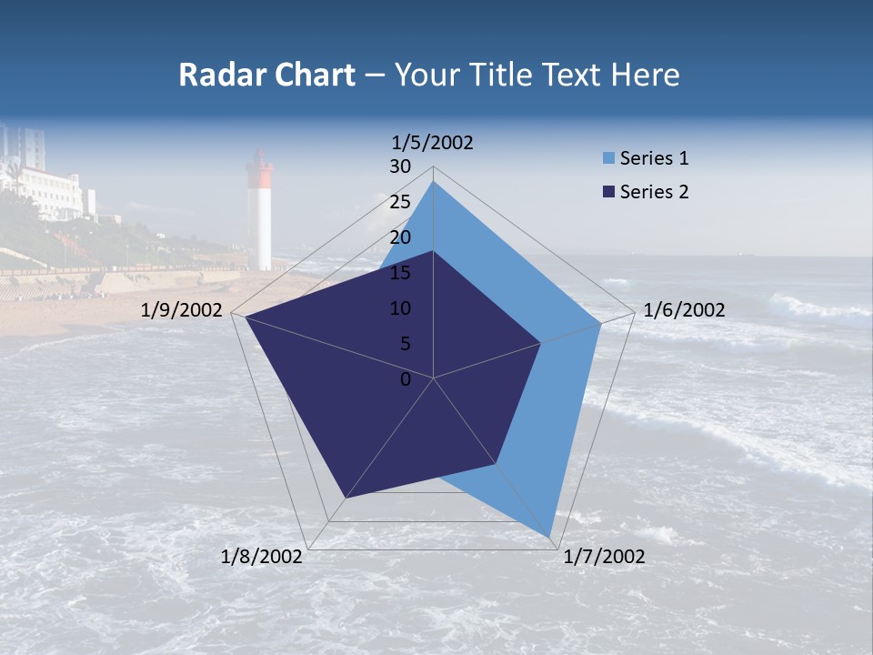 Sea Woman Ocean PowerPoint Template