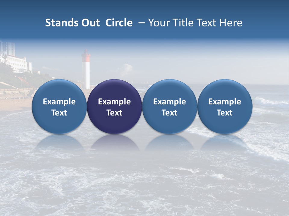 Sea Woman Ocean PowerPoint Template