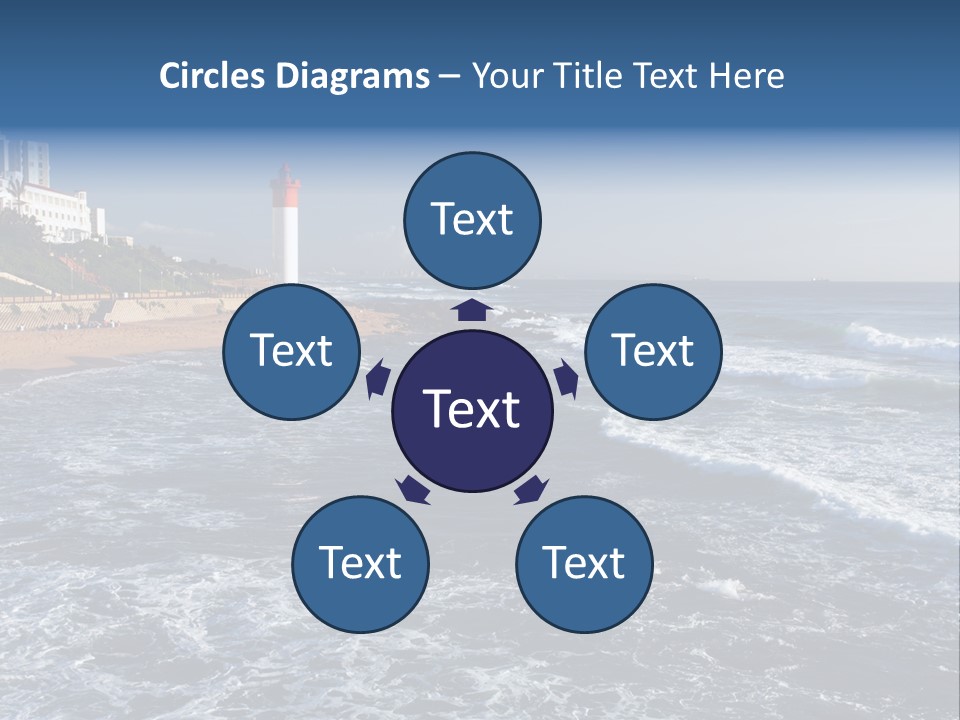 Sea Woman Ocean PowerPoint Template