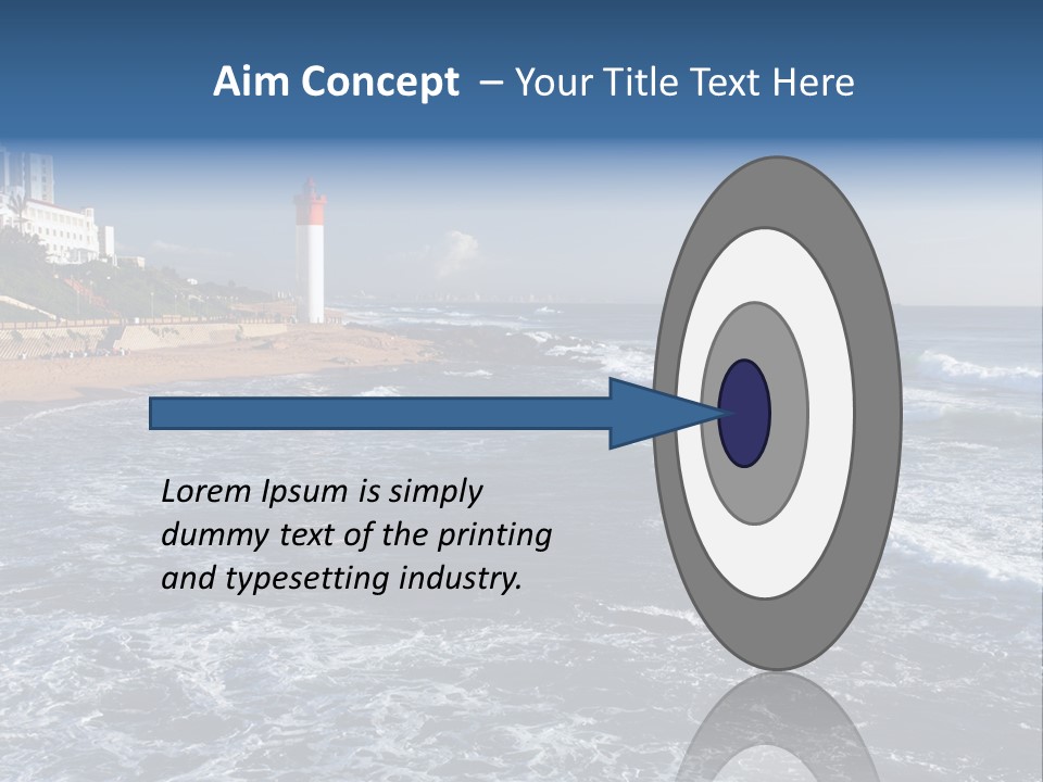 Sea Woman Ocean PowerPoint Template