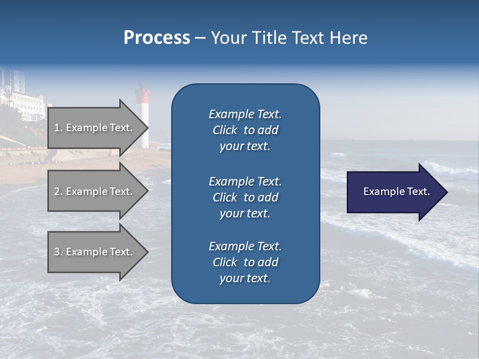 Sea Woman Ocean PowerPoint Template