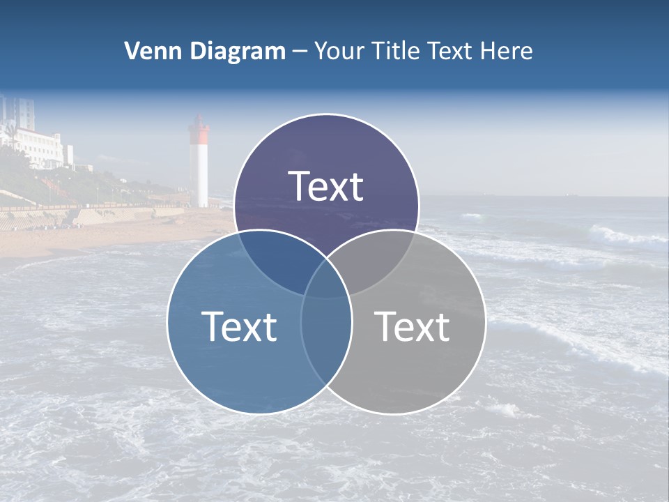 Sea Woman Ocean PowerPoint Template