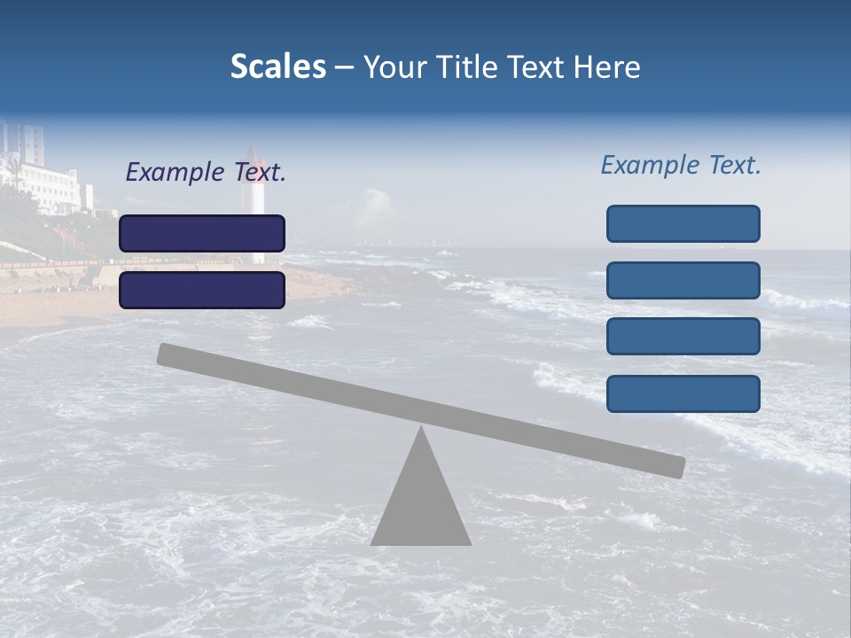 Sea Woman Ocean PowerPoint Template