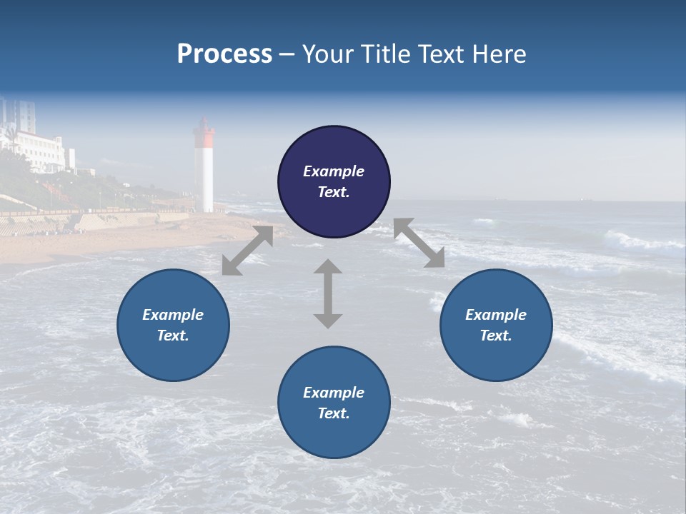 Sea Woman Ocean PowerPoint Template