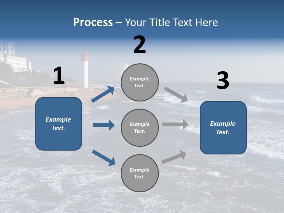 Sea Woman Ocean PowerPoint Template