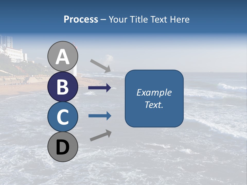 Sea Woman Ocean PowerPoint Template