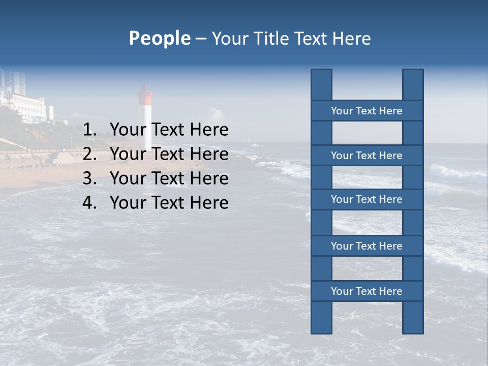 Sea Woman Ocean PowerPoint Template