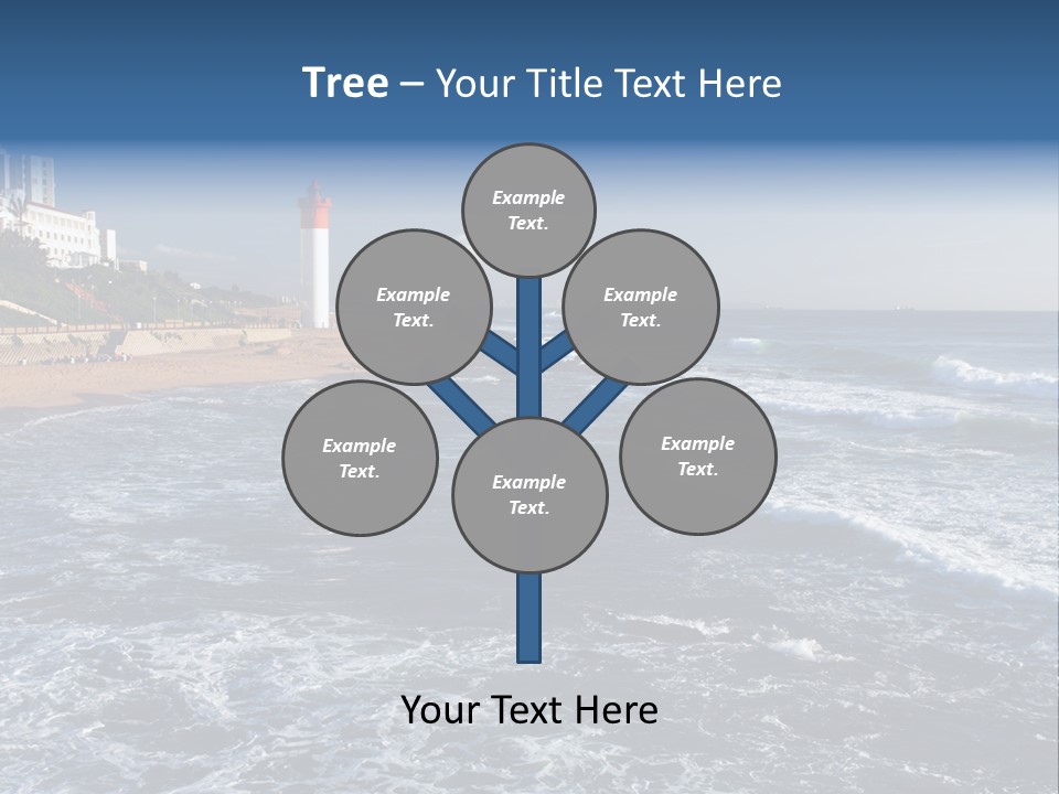 Sea Woman Ocean PowerPoint Template