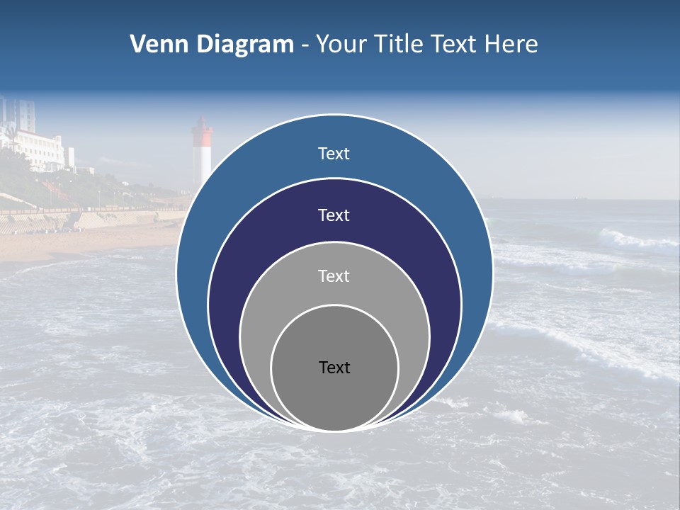 Sea Woman Ocean PowerPoint Template