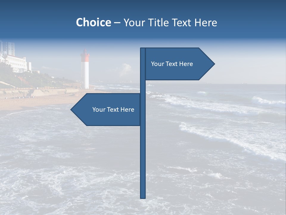 Sea Woman Ocean PowerPoint Template