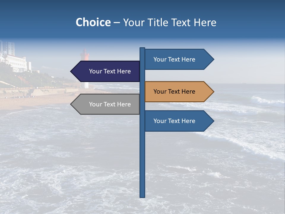 Sea Woman Ocean PowerPoint Template