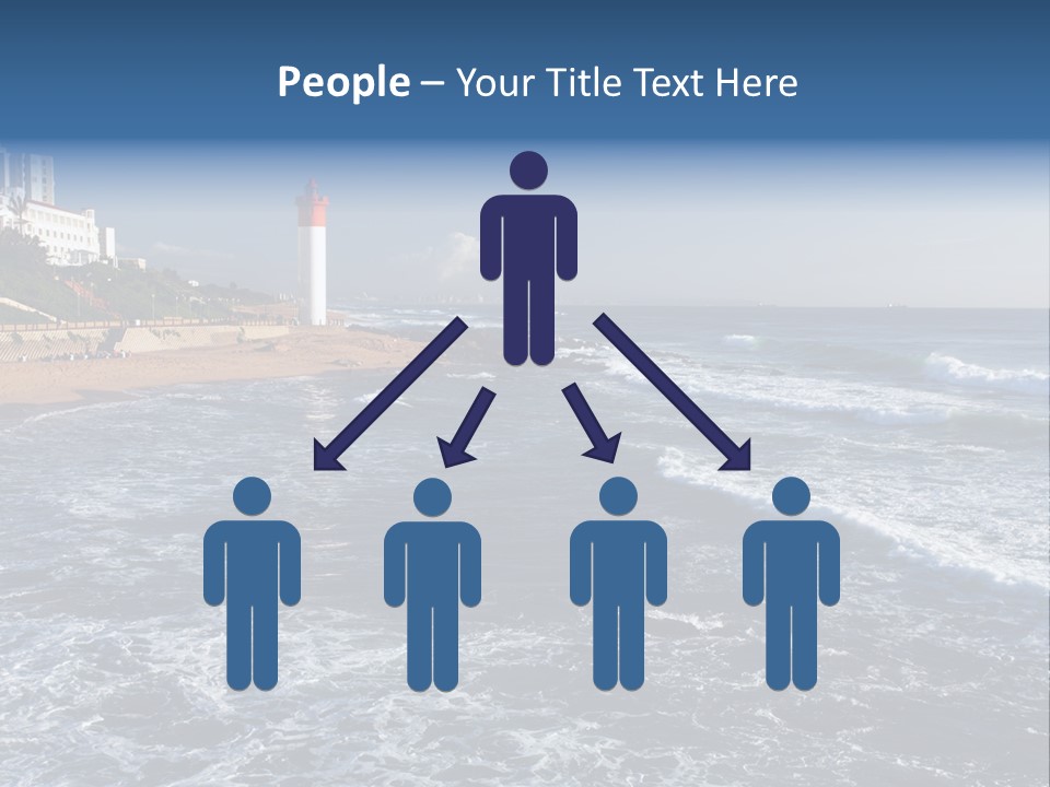 Sea Woman Ocean PowerPoint Template