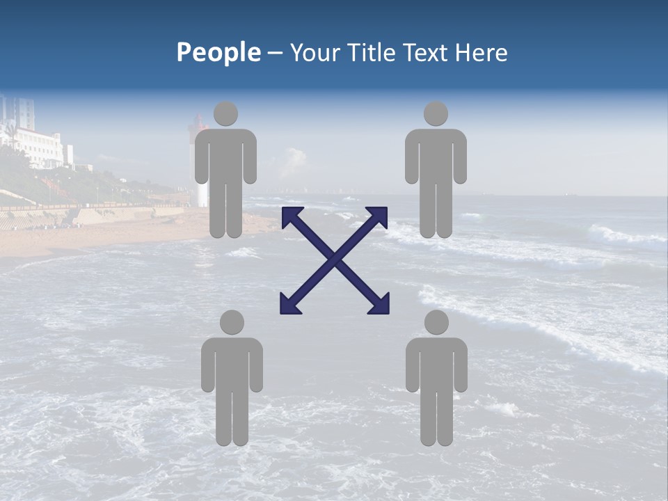 Sea Woman Ocean PowerPoint Template