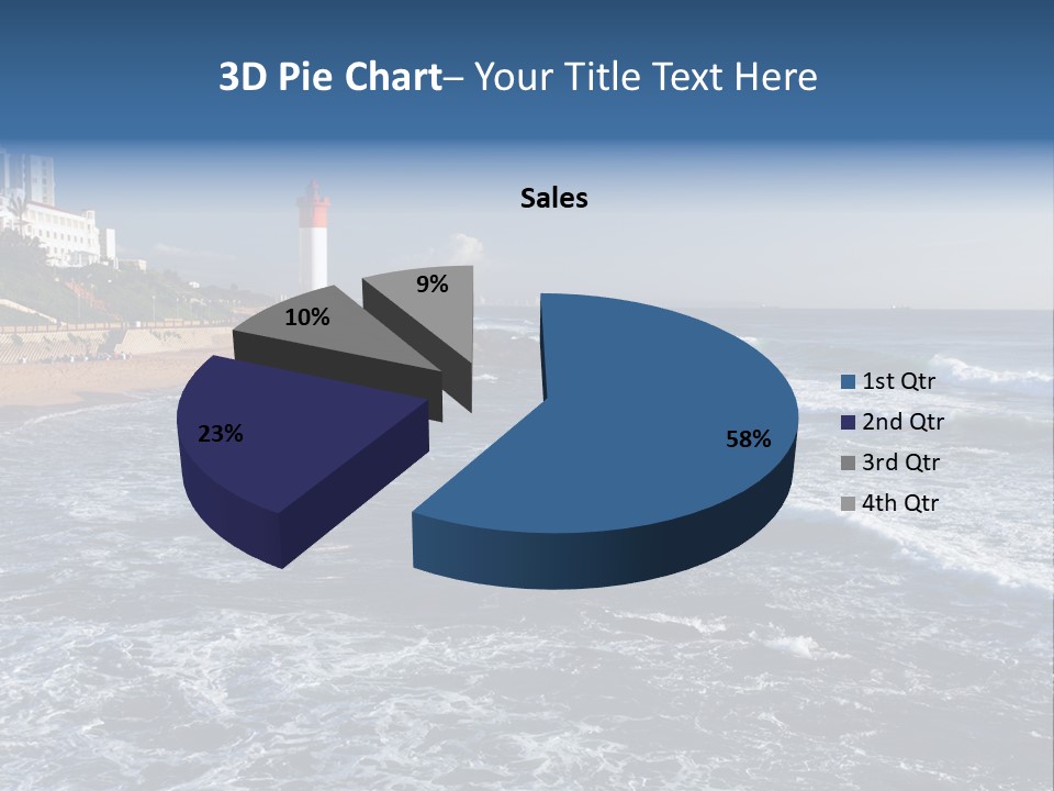 Sea Woman Ocean PowerPoint Template