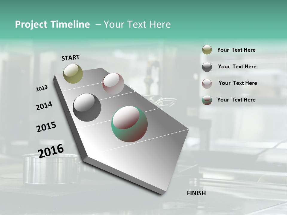 Sea Standing Sand PowerPoint Template