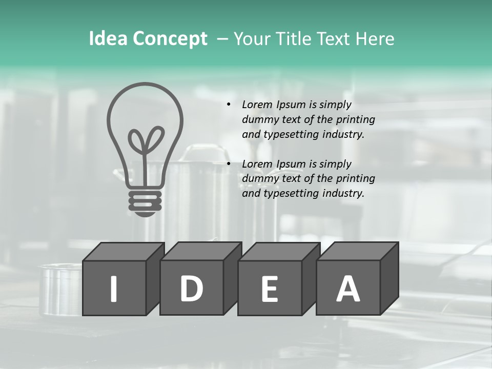 Sea Standing Sand PowerPoint Template