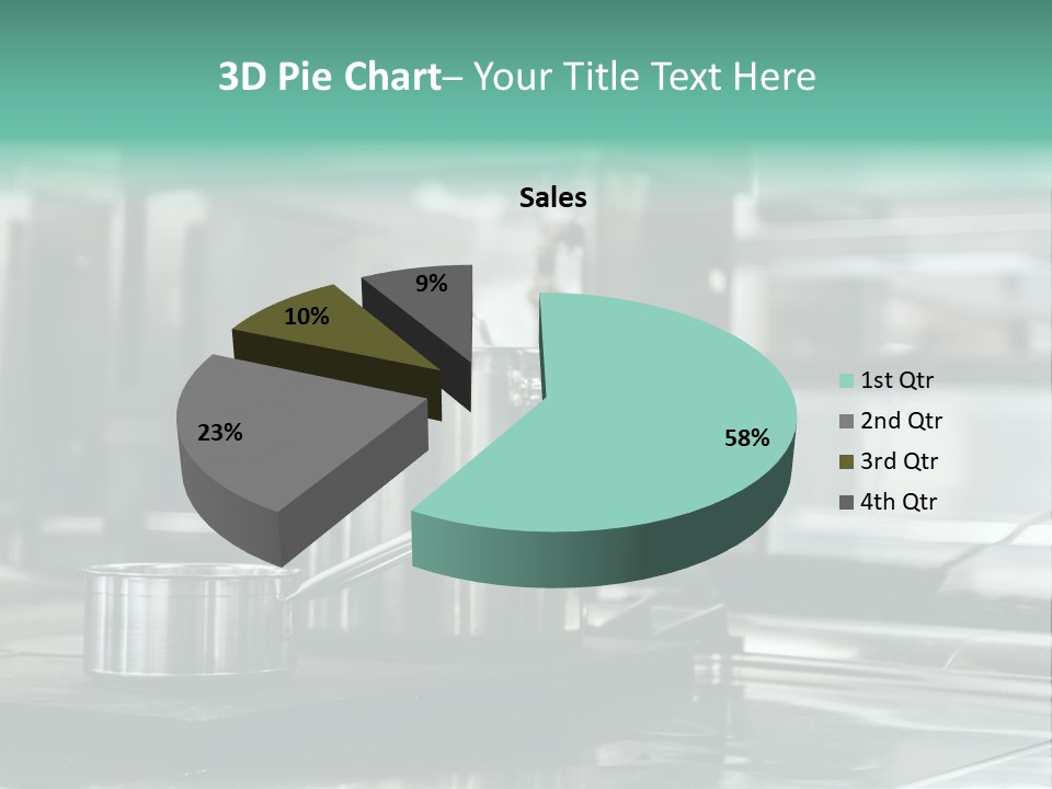 Sea Standing Sand PowerPoint Template