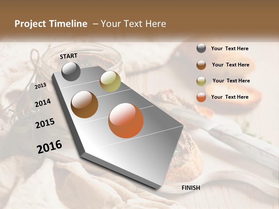 Woman Calm Sand PowerPoint Template