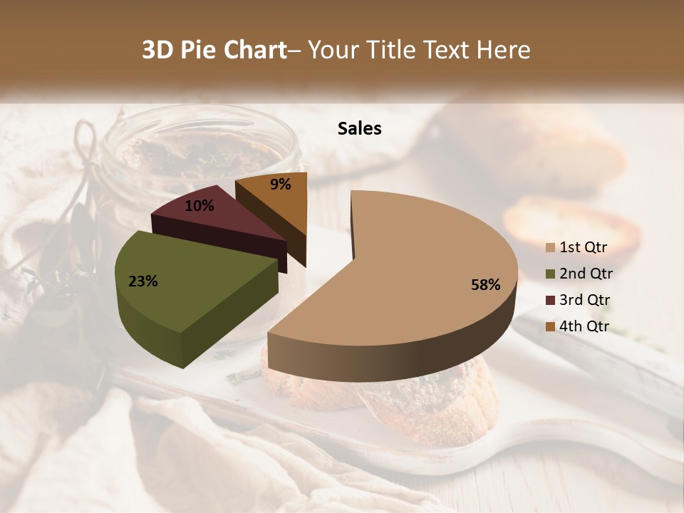 Woman Calm Sand PowerPoint Template