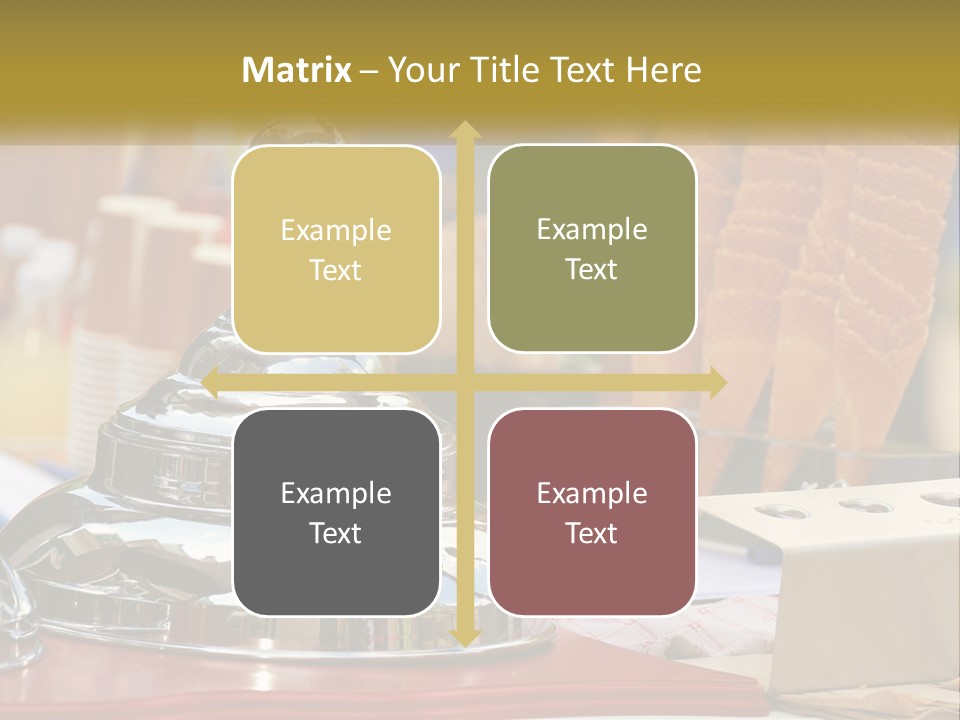 White Elderly Calm PowerPoint Template