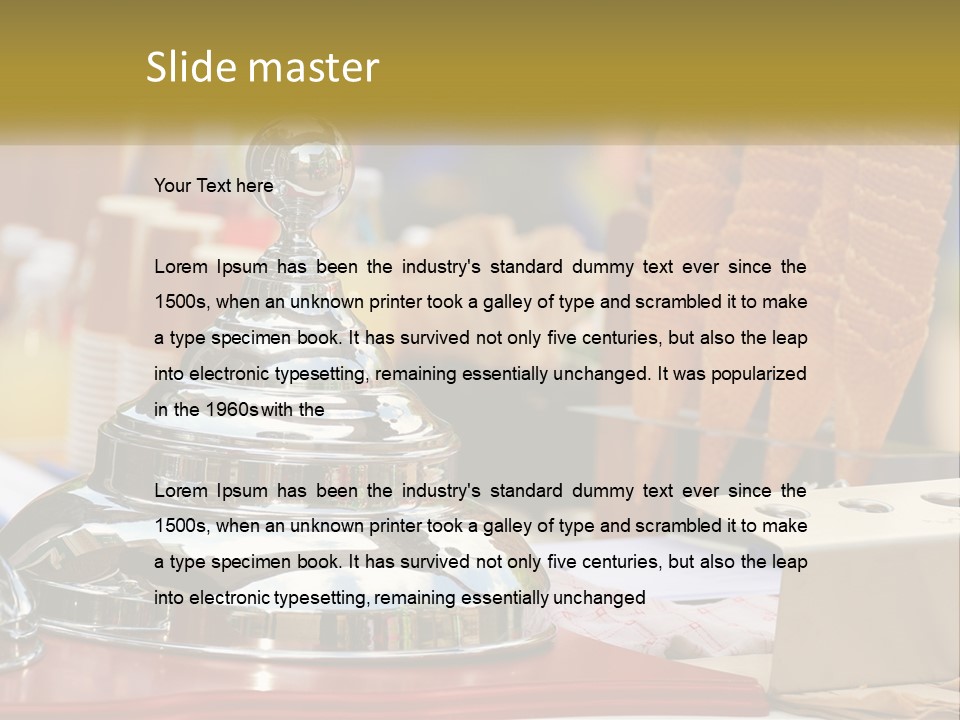 White Elderly Calm PowerPoint Template