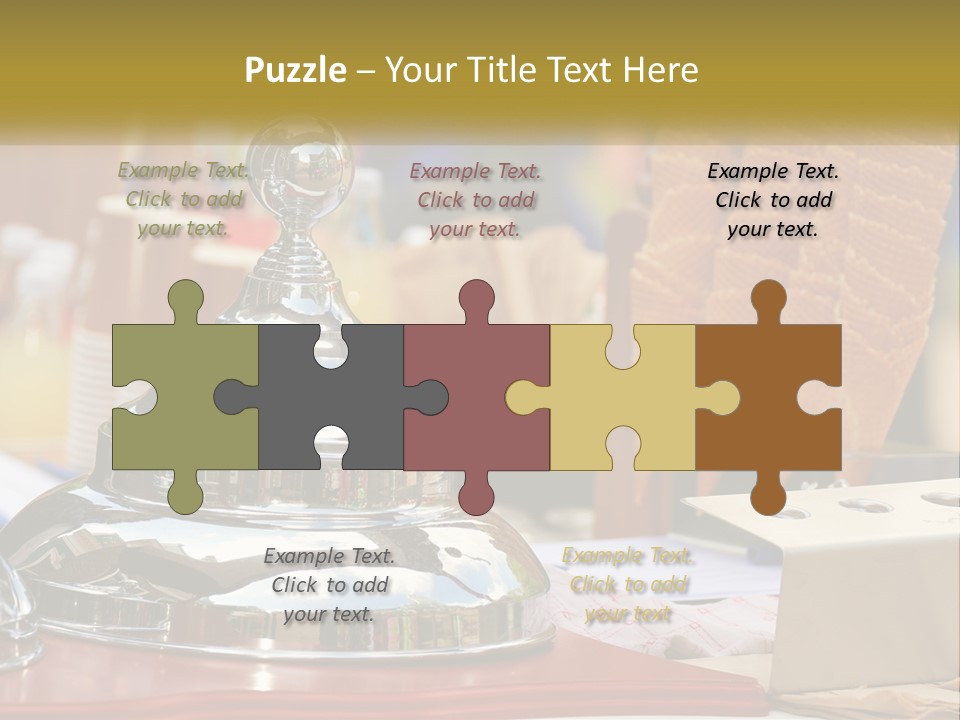 White Elderly Calm PowerPoint Template