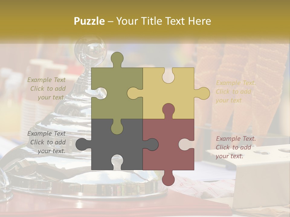 White Elderly Calm PowerPoint Template