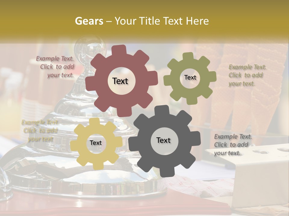 White Elderly Calm PowerPoint Template