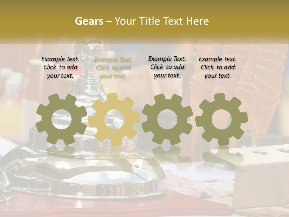 White Elderly Calm PowerPoint Template