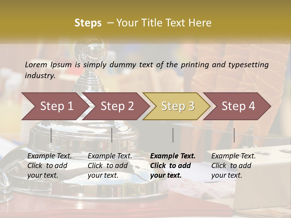 White Elderly Calm PowerPoint Template