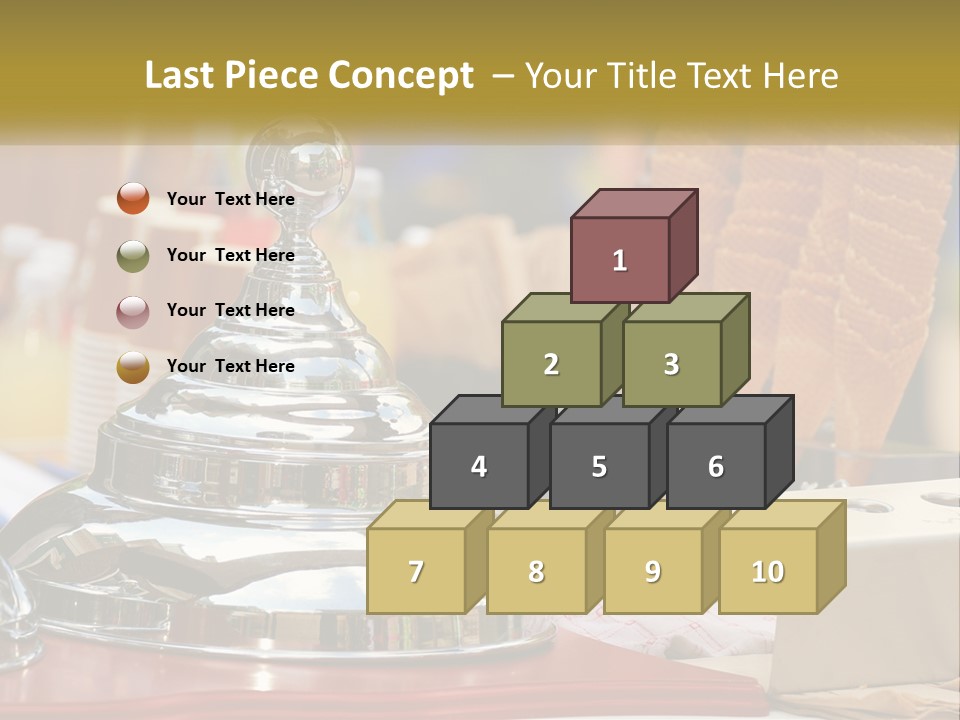 White Elderly Calm PowerPoint Template