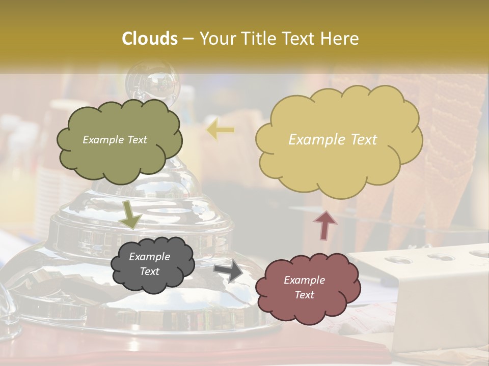 White Elderly Calm PowerPoint Template