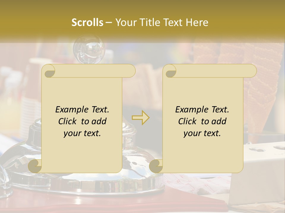 White Elderly Calm PowerPoint Template