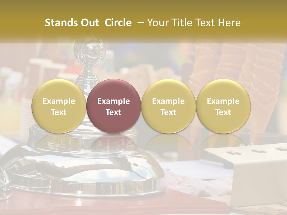 White Elderly Calm PowerPoint Template