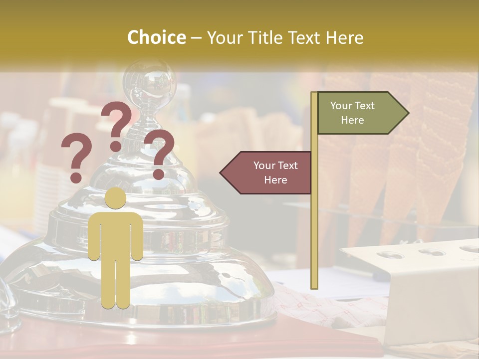 White Elderly Calm PowerPoint Template