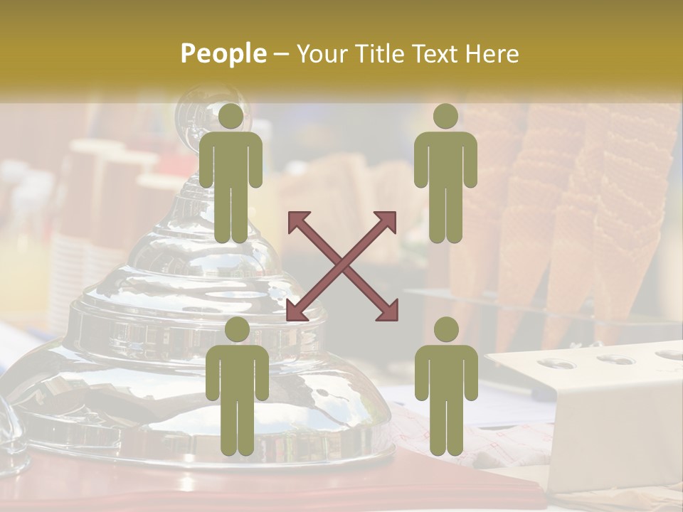 White Elderly Calm PowerPoint Template