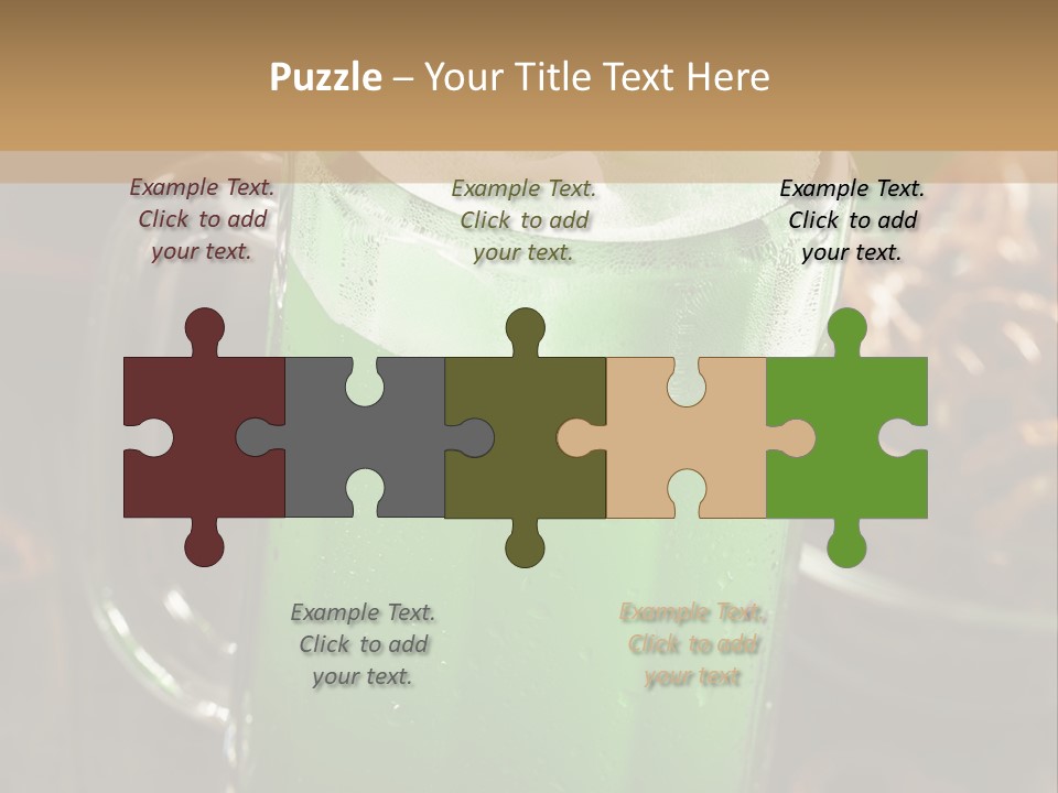 Caucasian Calm Coastal PowerPoint Template