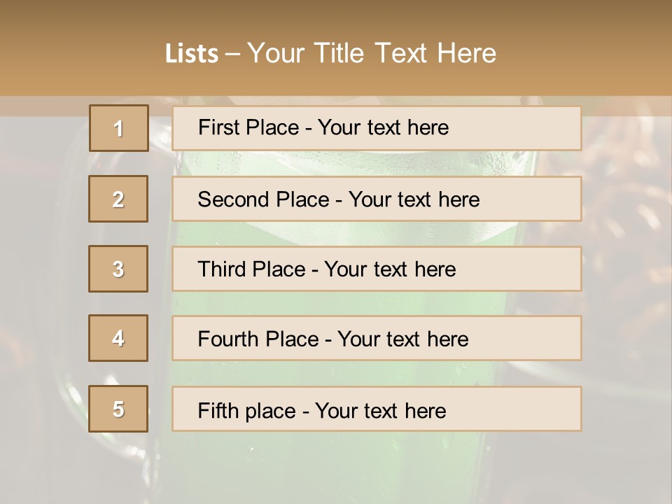 Caucasian Calm Coastal PowerPoint Template