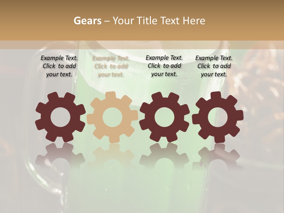 Caucasian Calm Coastal PowerPoint Template