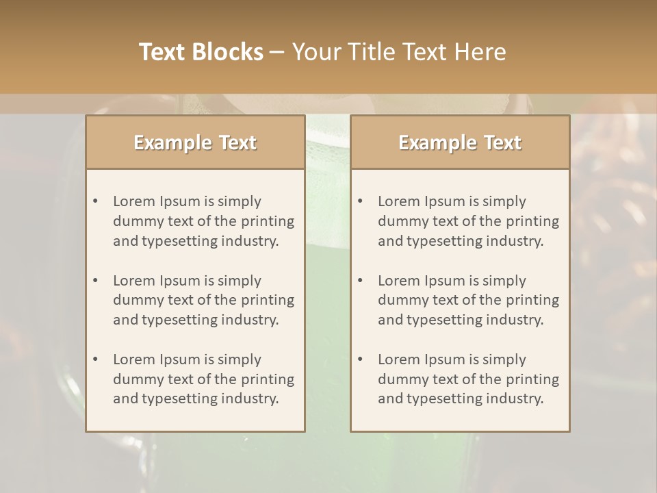 Caucasian Calm Coastal PowerPoint Template