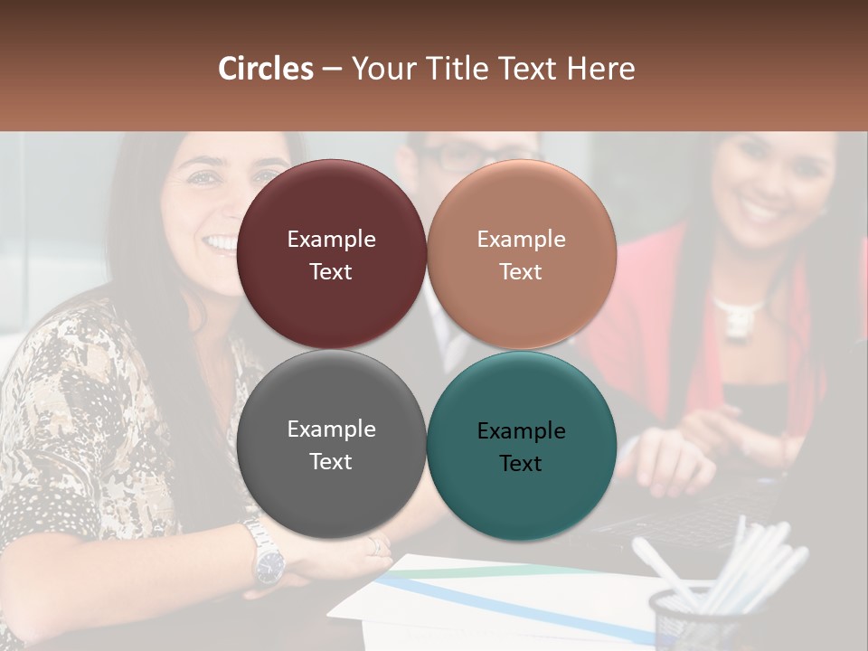 Peaceful Pensioner Standing PowerPoint Template