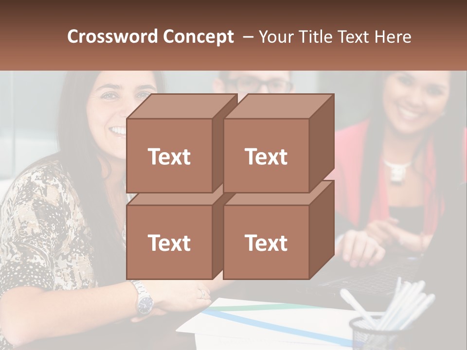 Peaceful Pensioner Standing PowerPoint Template
