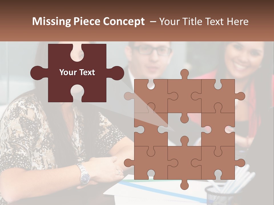 Peaceful Pensioner Standing PowerPoint Template