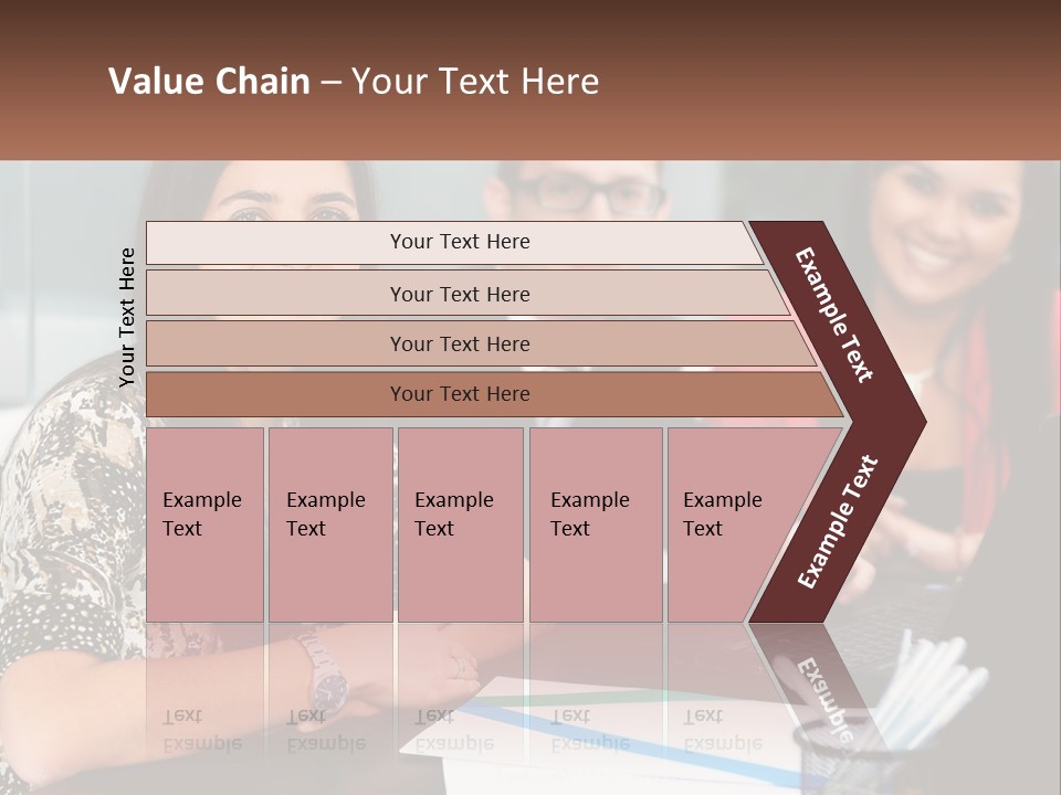 Peaceful Pensioner Standing PowerPoint Template